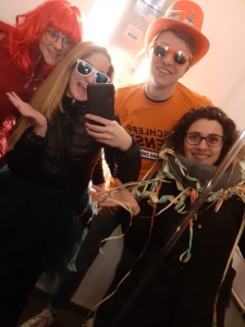Going to Fasching with my colleagues